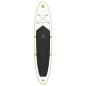 vidaXL Tabla de paddle surf inflable con vela verde y blanca vidaXL Tabla de paddle surf inflable con vela verde y blanca