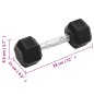 vidaXL Mancuernas 2 unidades hierro fundido 10 kg vidaXL Mancuernas 2 unidades hierro fundido 10 kg