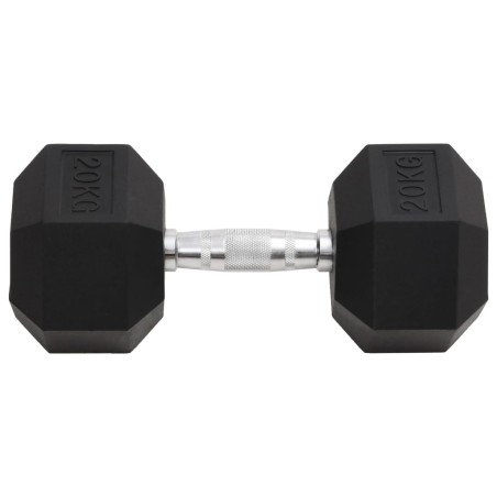 vidaXL Mancuerna hierro fundido 20 kg