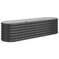 vidaXL Jardinera arriate acero recubierto polvo antracita 152x40x36 cm vidaXL Jardinera arriate acero recubierto polvo antracita 152x40x36 cm