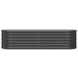 vidaXL Jardinera arriate acero recubierto polvo antracita 152x40x36 cm vidaXL Jardinera arriate acero recubierto polvo antracita 152x40x36 cm