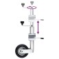 vidaXL Rueda de remolque 60 mm con 2 tubos de soporte y 3 abrazaderas vidaXL Rueda de remolque 60 mm con 2 tubos de soporte y 3 abrazaderas