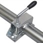 vidaXL Rueda de remolque 60 mm con 2 tubos de soporte y 3 abrazaderas vidaXL Rueda de remolque 60 mm con 2 tubos de soporte y 3 abrazaderas