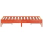 vidaXL Estructura de cama madera maciza pino marrón cera 120x200 cm vidaXL Estructura de cama madera maciza pino marrón cera 120x200 cm