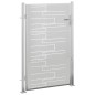 vidaXL Puerta de jardín de acero inoxidable 100x125 cm vidaXL Puerta de jardín de acero inoxidable 100x125 cm