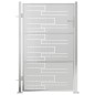 vidaXL Puerta de jardín de acero inoxidable 100x125 cm vidaXL Puerta de jardín de acero inoxidable 100x125 cm