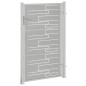vidaXL Puerta de jardín de acero inoxidable 100x125 cm vidaXL Puerta de jardín de acero inoxidable 100x125 cm