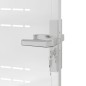 vidaXL Puerta de jardín de acero inoxidable 100x125 cm vidaXL Puerta de jardín de acero inoxidable 100x125 cm