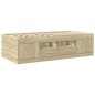vidaXL Tumbona con cajones madera ingeniería roble Sonoma 75x190 cm vidaXL Tumbona con cajones madera ingeniería roble Sonoma 75x190 cm