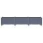 vidaXL Jardinera con ruedas PP gris 240x50x54 cm vidaXL Jardinera con ruedas PP gris 240x50x54 cm