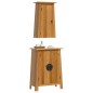 vidaXL Conjunto de muebles de baño 2 piezas madera maciza de pino vidaXL Conjunto de muebles de baño 2 piezas madera maciza de pino