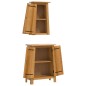 vidaXL Conjunto de muebles de baño 2 piezas madera maciza de pino vidaXL Conjunto de muebles de baño 2 piezas madera maciza de pino