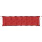 vidaXL Cojín de banco de jardín tela Oxford rojo 200x50x7 cm vidaXL Cojín de banco de jardín tela Oxford rojo 200x50x7 cm