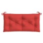 vidaXL Cojines de banco de jardín 2 uds tela Oxford rojo 100x50x7 cm vidaXL Cojines de banco de jardín 2 uds tela Oxford rojo 100x50x7 cm