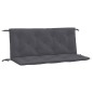 vidaXL Cojines de banco de jardín 2 uds antracita 120x50x7 cm vidaXL Cojines de banco de jardín 2 uds antracita 120x50x7 cm