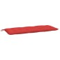 vidaXL Cojines de banco de jardín 2 uds tela Oxford rojo 120x50x7 cm vidaXL Cojines de banco de jardín 2 uds tela Oxford rojo 120x50x7 cm