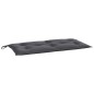 vidaXL Cojín de banco de jardín tela Oxford gris antracita 110x50x7 cm vidaXL Cojín de banco de jardín tela Oxford gris antracita 110x50x7 cm