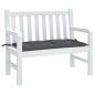 vidaXL Cojín de banco de jardín tela Oxford gris antracita 110x50x7 cm vidaXL Cojín de banco de jardín tela Oxford gris antracita 110x50x7 cm