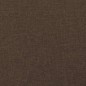 vidaXL Cama box spring con colchón tela marrón oscuro 120x190 cm vidaXL Cama box spring con colchón tela marrón oscuro 120x190 cm