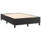 vidaXL Cama box spring con colchón cuero sintético negro 120x190 cm vidaXL Cama box spring con colchón cuero sintético negro 120x190 cm