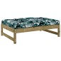 vidaXL Juego de muebles jardín 2 pzas y cojines madera pino impregnada vidaXL Juego de muebles jardín 2 pzas y cojines madera pino impregnada