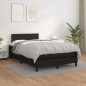 vidaXL Cama box spring con colchón cuero sintético negro 120x190 cm vidaXL Cama box spring con colchón cuero sintético negro 120x190 cm