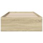 vidaXL Cama con cajones madera ingeniería roble Sonoma 90x190 cm vidaXL Cama con cajones madera ingeniería roble Sonoma 90x190 cm
