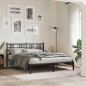 vidaXL Estructura de cama con cabecero metal negro 150x200 cm vidaXL Estructura de cama con cabecero metal negro 150x200 cm