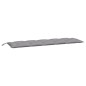 vidaXL Cojines de banco de jardín 2 uds tela Oxford gris 180x50x7 cm vidaXL Cojines de banco de jardín 2 uds tela Oxford gris 180x50x7 cm