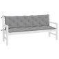 vidaXL Cojines de banco de jardín 2 uds tela Oxford gris 180x50x7 cm vidaXL Cojines de banco de jardín 2 uds tela Oxford gris 180x50x7 cm