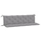 vidaXL Cojines de banco de jardín 2 uds tela Oxford gris 180x50x7 cm vidaXL Cojines de banco de jardín 2 uds tela Oxford gris 180x50x7 cm
