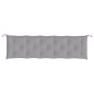 vidaXL Cojines de banco de jardín 2 uds tela Oxford gris 180x50x7 cm vidaXL Cojines de banco de jardín 2 uds tela Oxford gris 180x50x7 cm