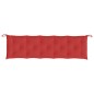 vidaXL Cojines de banco de jardín 2 uds tela Oxford rojo 180x50x7 cm vidaXL Cojines de banco de jardín 2 uds tela Oxford rojo 180x50x7 cm
