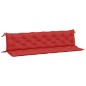 vidaXL Cojines de banco de jardín 2 uds tela Oxford rojo 200x50x7 cm vidaXL Cojines de banco de jardín 2 uds tela Oxford rojo 200x50x7 cm