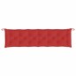 vidaXL Cojines de banco de jardín 2 uds tela Oxford rojo 200x50x7 cm vidaXL Cojines de banco de jardín 2 uds tela Oxford rojo 200x50x7 cm