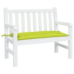 vidaXL Cojín de banco de jardín tela Oxford verde claro 100x50x7 cm