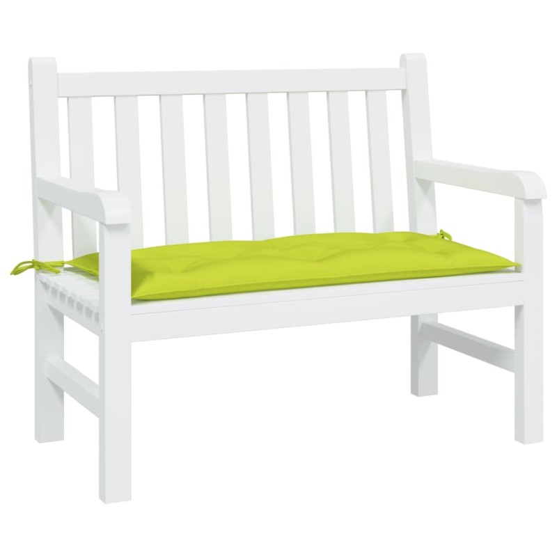 vidaXL Cojín de banco de jardín tela Oxford verde claro 100x50x7 cm vidaXL Cojín de banco de jardín tela Oxford verde claro 100x50x7 cm