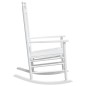 vidaXL Mecedoras con asientos curvos 2 pzas abeto madera maciza blanca vidaXL Mecedoras con asientos curvos 2 pzas abeto madera maciza blanca