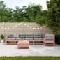 vidaXL Juego de muebles jardín 7 pzas y cojines madera abeto Douglas vidaXL Juego de muebles jardín 7 pzas y cojines madera abeto Douglas