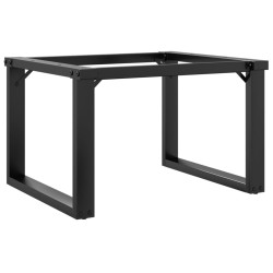 vidaXL Patas de mesa de centro estructura O hierro fundido 50x40x38 cm