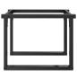 vidaXL Patas de mesa de centro estructura O hierro fundido 50x40x38 cm