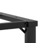 vidaXL Patas de mesa de centro estructura O hierro fundido 50x40x38 cm