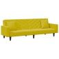 vidaXL Juego de sofás con cojines 2 piezas terciopelo amarillo vidaXL Juego de sofás con cojines 2 piezas terciopelo amarillo