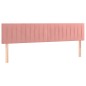 vidaXL Cama box spring con colchón terciopelo rosa 120x190 cm vidaXL Cama box spring con colchón terciopelo rosa 120x190 cm