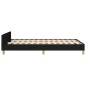 vidaXL Estructura de cama con cabecero tela negro 120x190 cm vidaXL Estructura de cama con cabecero tela negro 120x190 cm