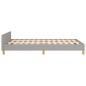 vidaXL Estructura de cama con cabecero tela gris claro 120x190 cm vidaXL Estructura de cama con cabecero tela gris claro 120x190 cm