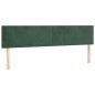 vidaXL Estructura cama con cabecero terciopelo verde oscuro 120x190 cm vidaXL Estructura cama con cabecero terciopelo verde oscuro 120x190 cm