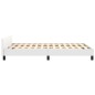 vidaXL Estructura cama con cabecero cuero sintético blanco 120x190 cm vidaXL Estructura cama con cabecero cuero sintético blanco 120x190 cm