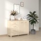 vidaXL Aparador HAMAR madera de pino maciza marrón miel 113x40x80 cm vidaXL Aparador HAMAR madera de pino maciza marrón miel 113x40x80 cm