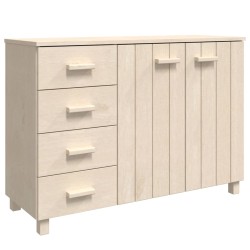vidaXL Aparador HAMAR madera de pino maciza marrón miel 113x40x80 cm